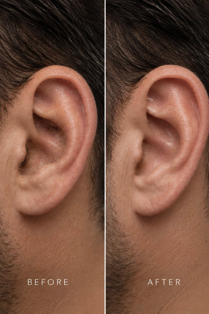 Before and after results from waxing at Menscape