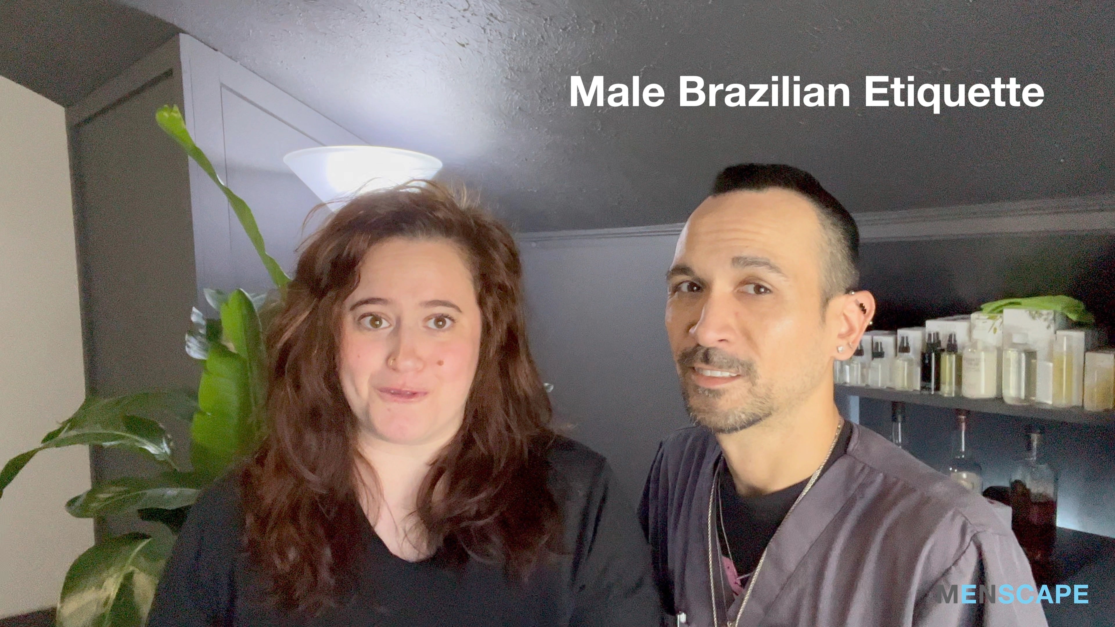 Load video: Male Brazilian and Manzilian Etiquette