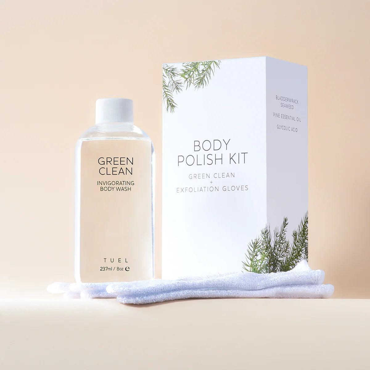 Tuel Body Polish Kit includes Green Clean