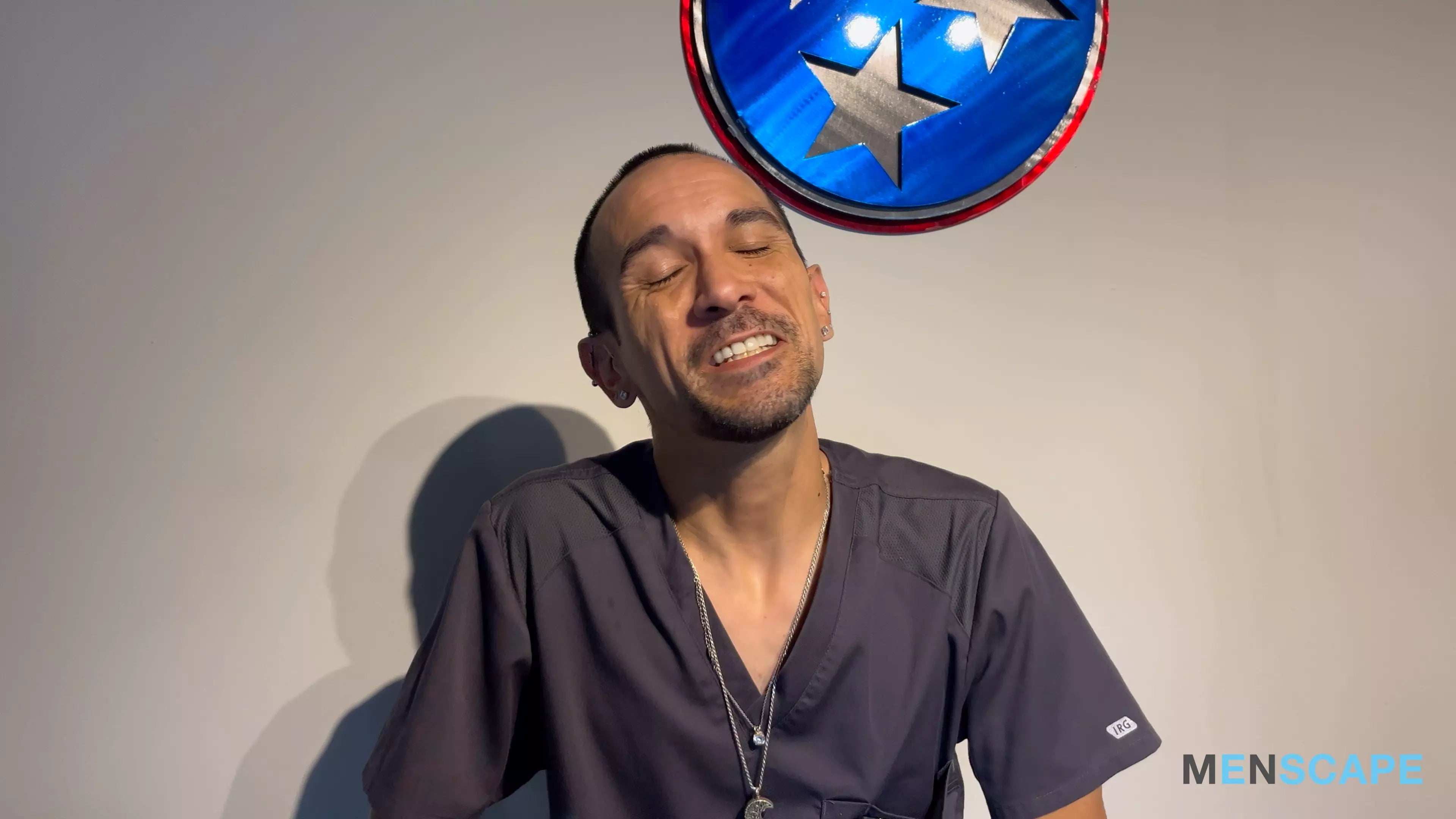 Load video: Thomas at Menscape Nashville Talking a Male Pubic Area Wax or a Manzilian and Male Brazilian