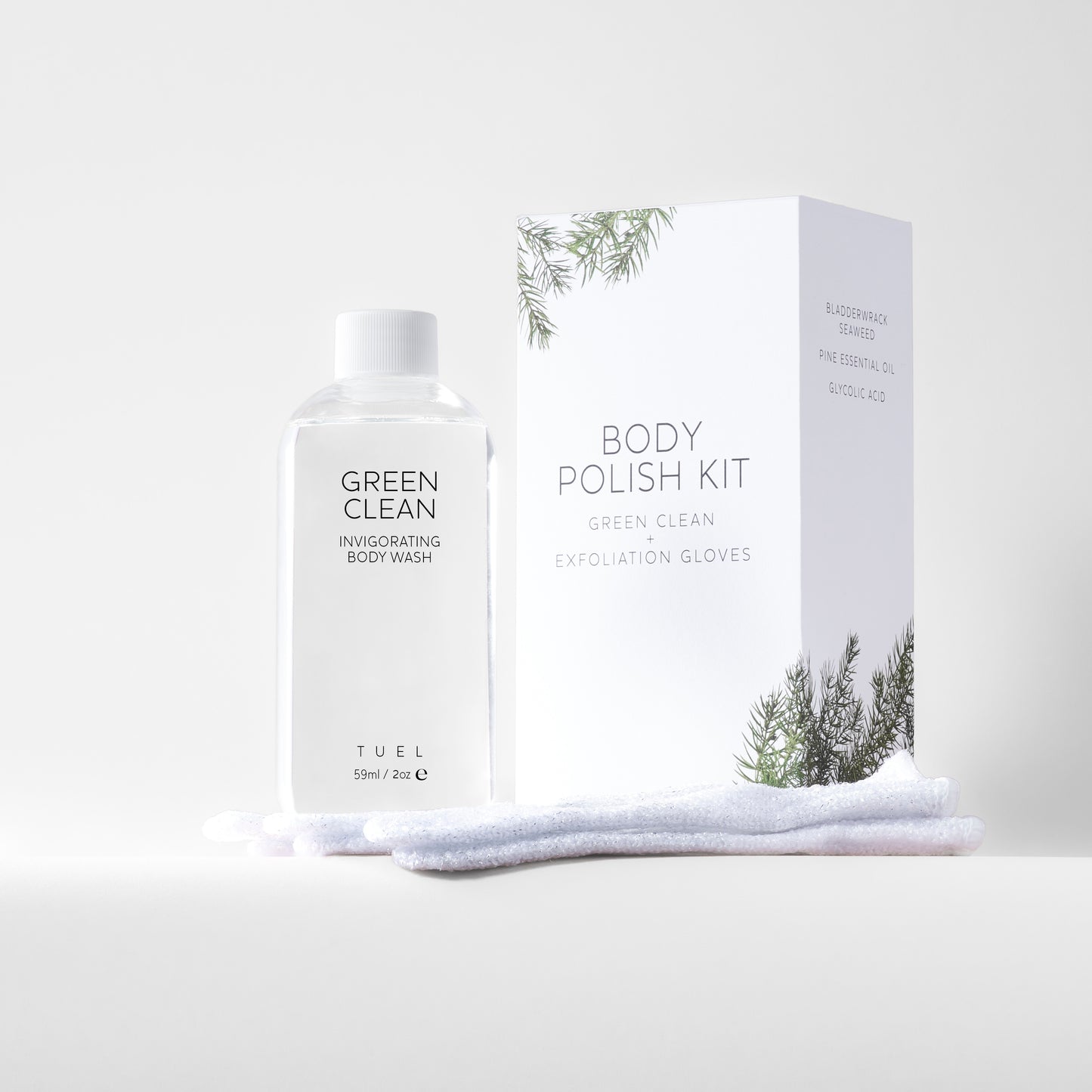 Tuel Body Polish Kit includes Green Clean